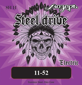 

SH-H steel drive string kit for electric guitar, steel, 11-52, Moser