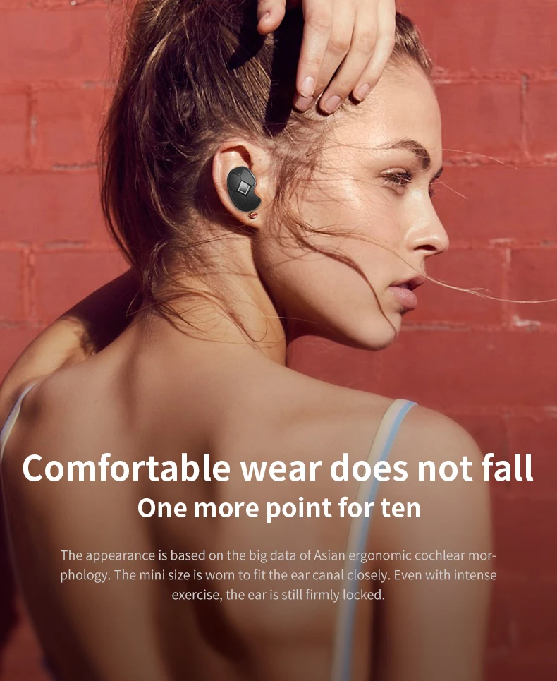 TWS Bluetooth наушники беспроводные наушники Bluetooth 5,0 с зарядным устройством стерео с двойным микрофоном водонепроницаемые спортивные гарнитуры