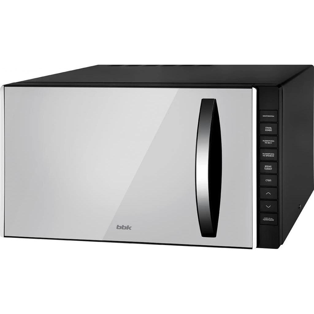 Микроволновая печь BBK 23MWS-826T/B-M черный (1250 Вт; 23 л; защита от детей; звуковой сигнал; таймер; часы)