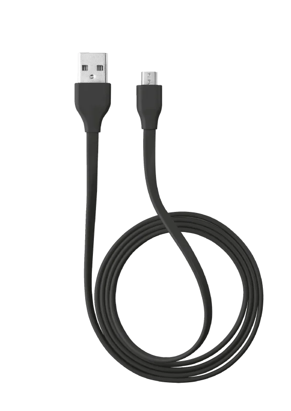 Кабель 20135 Trust MICRO-USB 1м плоский чёрный
