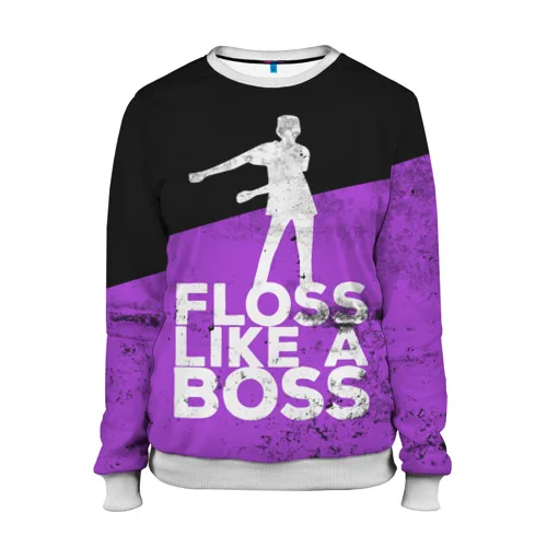 Женский свитшот 3D «Floss Like A Boss», рисунки на свитшотах, индивидуальная и модная толстовка