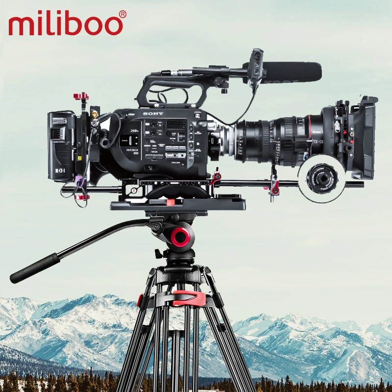 Профессиональный штатив miliboo 603A для камеры Штатив путешествий с подвижной