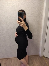 Sweater Dresses Robe Turtleneck Long-Sleeve Bodycon Slim Winter Women Autumn Lady Elastic