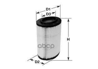 Фильтр Воздушный Alfa Romeo: 159 05-, 159 Sportwagon 06-, Brera 06-, Spider 06- Clean filters арт. MA1387