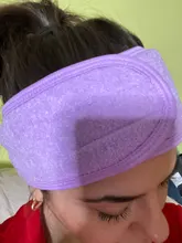 Cinta para la cabeza para extensión de pestañas, diadema de tela de felpa para Spa, toalla elástico para maquillaje con cinta mágica, accesorios de maquillaje