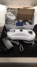Robot limpiador de ventanas con pulverizador de agua inteligente para el hogar, herramienta de limpieza de pared de azulejos de vidrio con Control remoto y un botón