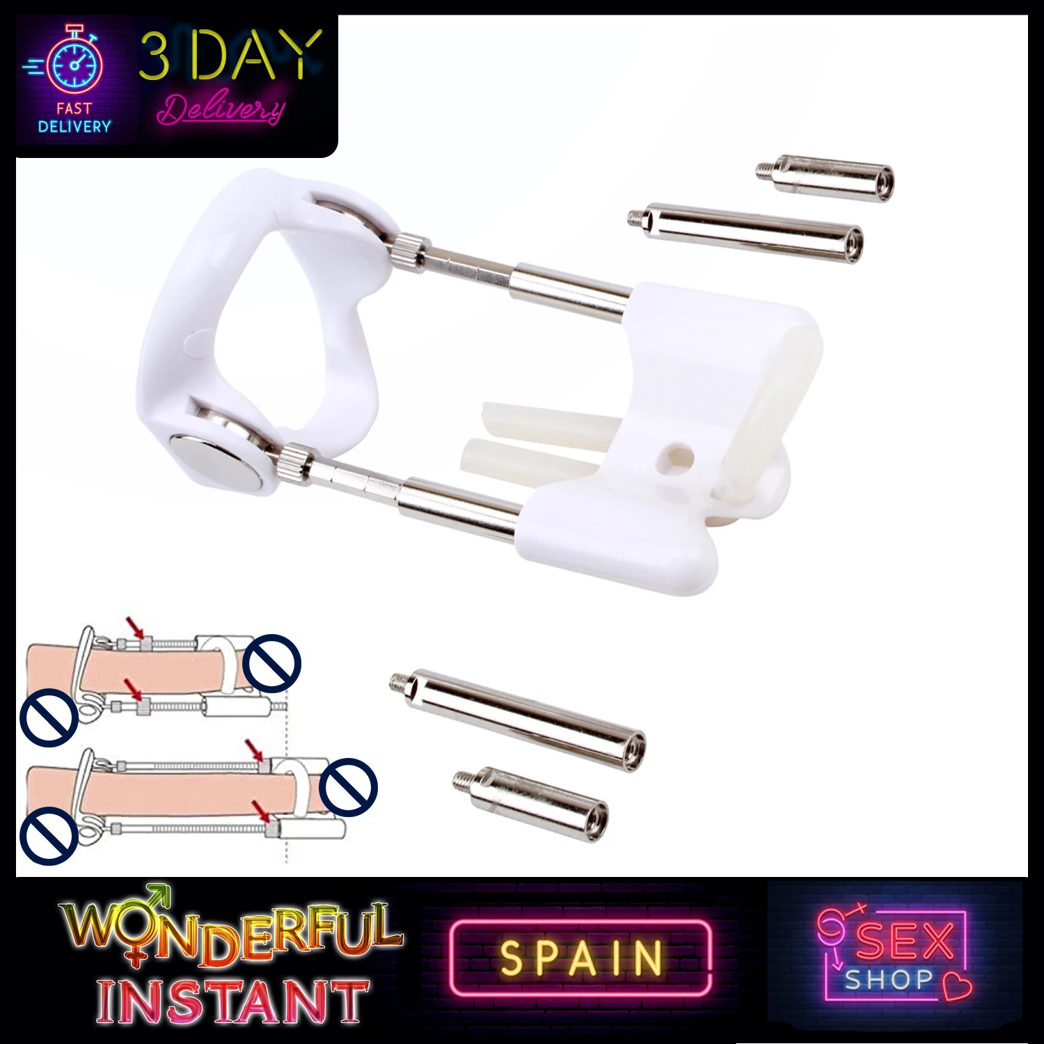 Extender Del Pene Extender Del Pene Extender Del Pene Membro Miglioramento Delle Prestazioni Potenziatore Sessuale Aumento Del Pene Extender Del Dispo