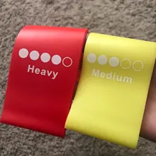 Bandas de goma de resistencia para Yoga, bandas elásticas para Fitness, entrenamiento, Fitness, Pilates, Crossfit, equipo de entrenamiento, 0,3mm-1,1mm