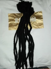 Extensiones de Cabello sintético para hombre y mujer, Pelo trenzado Afro, estilo Hip hop, hecho a mano