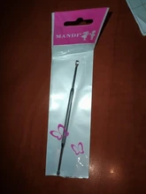 1PC de doble espiral de acero inoxidable oído a cuchara Extracción de cera de los oídos limpiador herramienta de oreja, Multi-función y portátil.