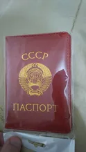 Soporte de pasaporte CCCP Ussr, funda de alta calidad para pasaporte de la Unión rusa, de cuero Pu, tarjetero de viaje