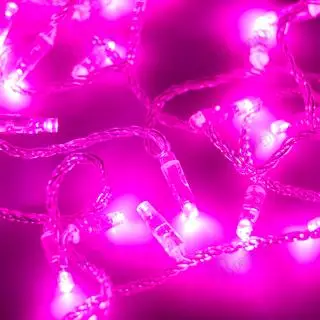 

025791 led Garland ard-string-classic-10000-clear-100led-std pink (230V, 7W)-1 pc Arlight