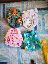 Aseanppy lavables para bebés pañal de bolsillo de tela reutilizable, selecciona A1/B1/C1 de la foto, pañal/pañales