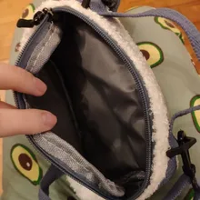 Bandolera de lona con estampado de dibujos animados para mujer, bolso de hombro tipo sobre