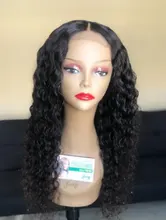 Encaje Frontal transparente con mechones, extensiones con ondas al agua, mechones con Frontal Miss Cara 100%, cabello humano Remy