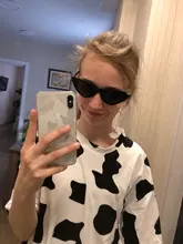 Gafas de sol con forma de ojo de gato para mujer, anteojos de sol femeninos, de diseño de marca, con espejo negro, triangulares, con protección UV400