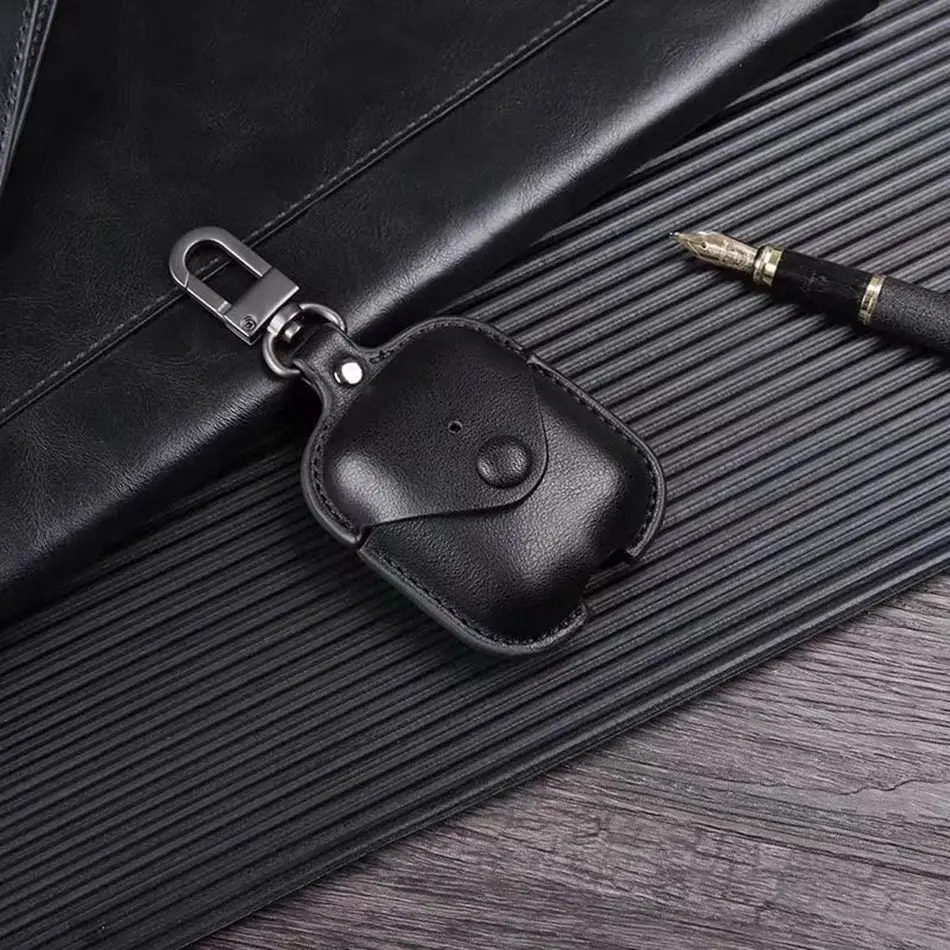 Чехол для наушников для Airpods кожаный чехол роскошное подлинное покрытие для Apple AirPods 2 Чехол Air pods Earpods Аксессуары Футляр для наушников
