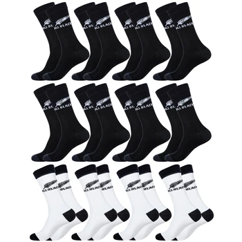 

ALL BLACKS Pack of 6/12 pairs of socks in black and white made of cotton and polyamide