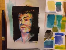 Papel de acuarela de algodón de 120 hojas, papel de dibujo de prensa en frío a granel para estudiantes de Water colour, artistas principiantes