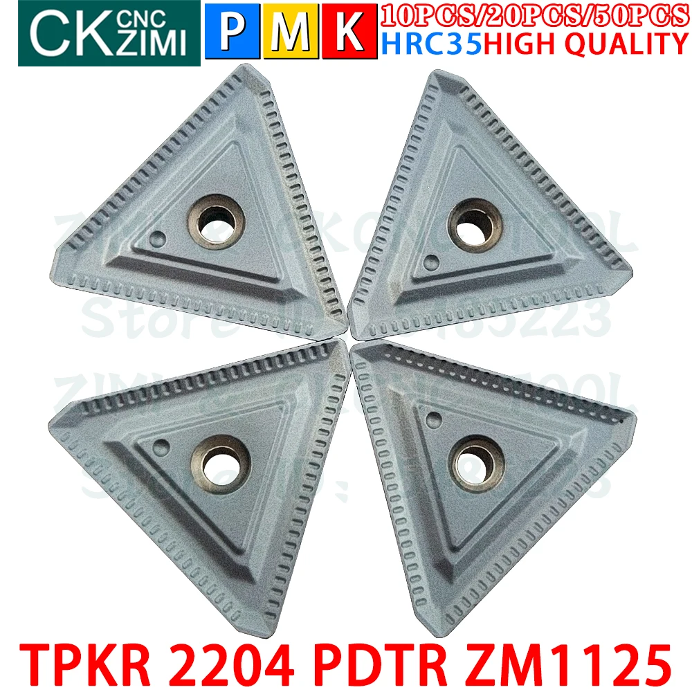 

TPKR 2204 PDTR ZM1125 TPKR2204PDTR carbide inserts milling inserts Tools turning tools CNC Metal lathe Indexable Milling Tools