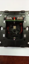 SRAN-toma de corriente de la UE, enchufe con puerto de carga usb 2.1A 16A, Panel de PC blanco 86mm * 86mm, toma de pared de Rusia y España