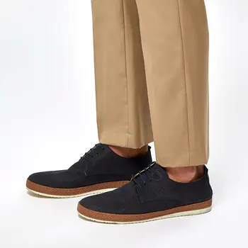 

FLO CROWN Navy Men 'S Dress Shoes MERCEDES