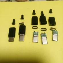 Tail Connectors Jack Electric-Terminals Male-Plug Type-C 5/10pcs Lot USB3.1 4-Pin Mirco