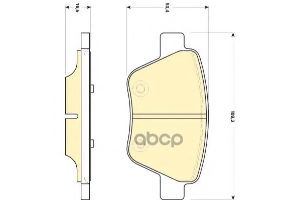Колодки Тормозные Skoda Octavia 04-/Superb 08-/Vw Caddy/Touran 10- Задние Girling 6118414 Girling арт. 6118414