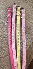 Puppy-Neck-Strap Cat-Collar Kitten-Accessories Rhinestone Luxury Small Rivet 