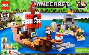 

Designer Minecraft "pirate ship" 432 parts