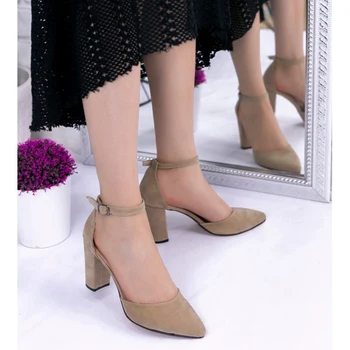 

Riveri Mink Suede High-Heeled Shoes
