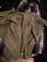 Chaqueta corta de las mujeres primavera hueco elegante cuello en V coreano Vintage mujer jersey blanco dulce chicas perlas ropa de punto de mujer