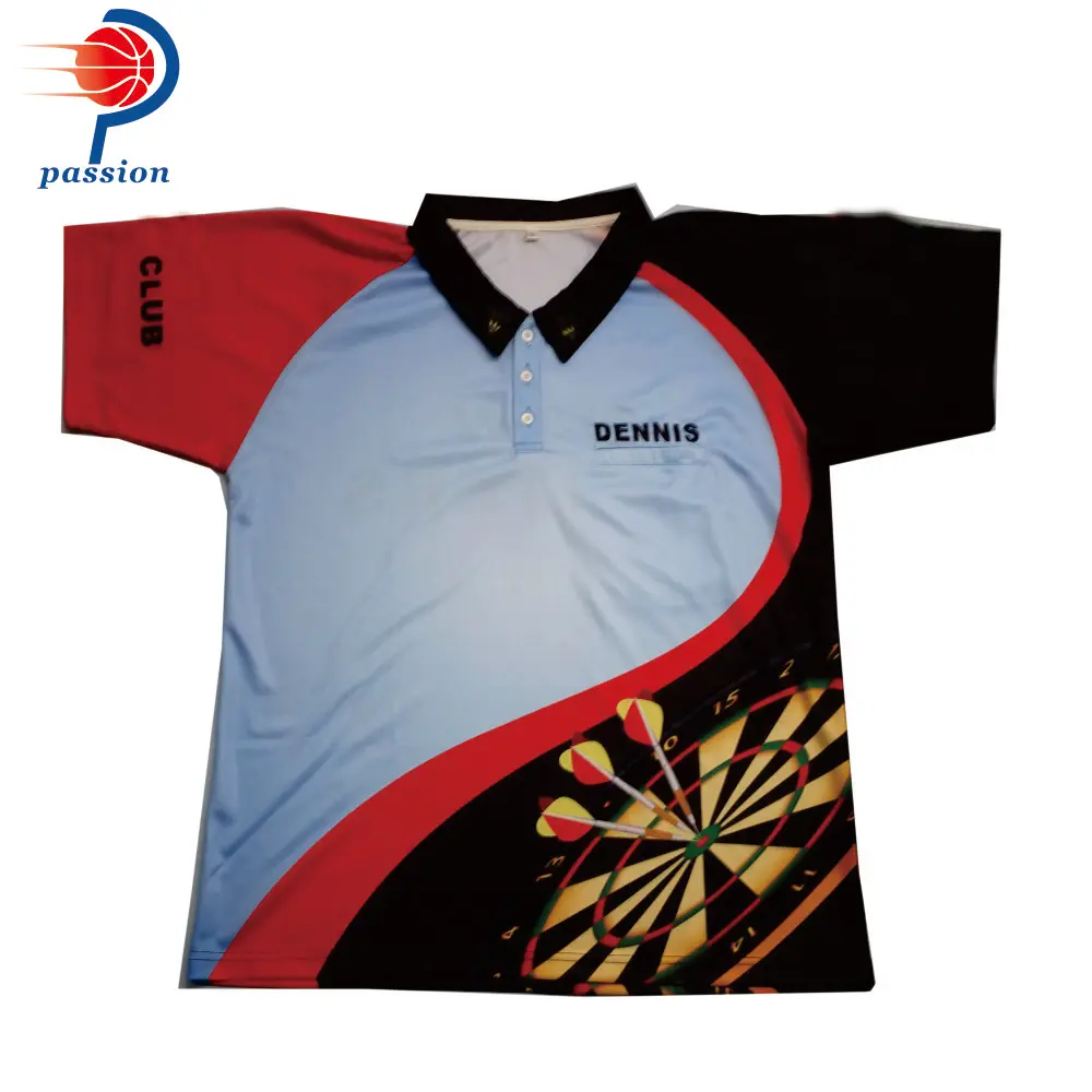 Polos de dardos para hombre, camisas Deportes y