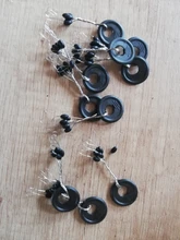 Juego de granos de goma de alta calidad para pesca de carpa con mosca, accesorios, cebo giratorio, herramienta deportiva para carpa facial, 60 uds., 10 grupos