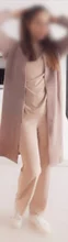 Cárdigan de punto largo y grueso para mujer, suéter de manga larga, cárdigan informal, ropa de calle, suéter de punto abierto, Invierno