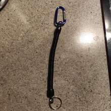 Pinza de gatillo de agarre de pez, herramienta de cuerda de retención, protección de Cable elástico, accesorios flexibles, aparejos de pesca, 18cm, 1 Uds.