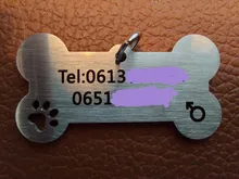 Anti-perdido personalizado Pet ID Tag perro Collar de identificación de mascotas nombre de gato para gato Collar de cachorro etiqueta colgante accesorios Collar mascotas