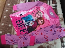Nuevos niños Elsa Anna serie de princesa conjuntos de Pijamas de bebé niñas ropa de niños Pijamas de dibujos animados de manga larga Camiseta + Pantalones 2 unids/set