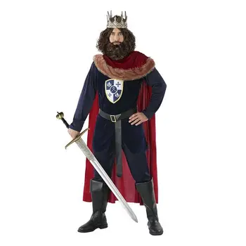 

Costume for Adults Medieval king Red (4 Pcs)