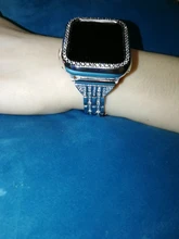Protective-Case Bracelet-Accessories Bumper Cover-Series Apple Watch Diamond 38MM 42MM