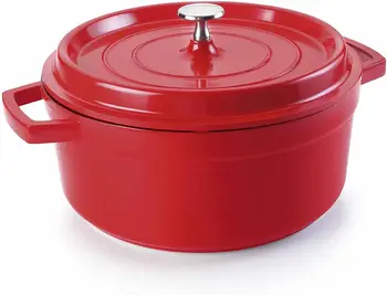 

Lacor - 25916 - Cacerola Con Tapa Aluminio Fundido 16cm - Rojo