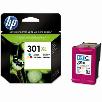 

Tri-color ink cartridge high performance original HP 301XL for HP Envy 4505 and HP DeskJet 1050/1512/2548 / 3057A (CH564EE)