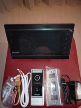 TMEZON Tuya App portero automático para hogar sistema inalámbrico WiFi inteligente timbre de Video de IP 1080P 7 pulgadas con 1x1080P con cable de la puerta teléfono cámara