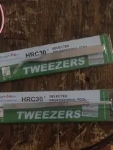 Vetus-Pinzas profesionales para pestañas, de acero inoxidable, antiestáticas, para extensión de pestañas postizas