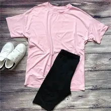 Outfits Shorts-Sets Belt Qrwr-Suit Two-Piece Female Loose Fashion Casual with Bicycle