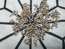 Mini flores de filigrana para fabricación de joyas, cuentas de pétalos doradas de seda, accesorios, espaciador de extremo a granel, tapa de cuentas de abalorios, 1000 Uds.