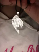 Collar de cola de hada para hombres y mujeres, colgante con logotipo de guild, joyería de Anime, cuerda de cuero, envío directo