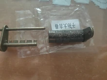 NAIERDI 50*28mm de aleación de Zinc de chino Vintage bronce antiguo llave candado Retro combinación de contraseña de bloqueo caja de joyería de candado