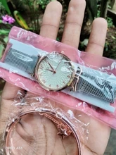 Relojes de cuarzo de lujo para mujer, pulsera magnética, reloj deportivo con esfera rosa
