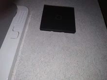 Glass-Switch-Panel Wall-Touch-Switch Minitiger White 1-Gang Crystal 1-Way Eu/Uk-Standard